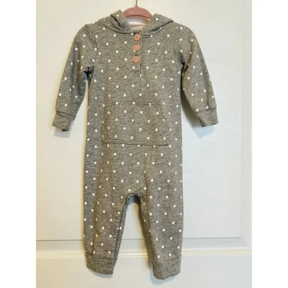 Baby Girl One-Piece Jumpsuit Romper Fall Hooded Outfit Fox Coverall 9 Months
